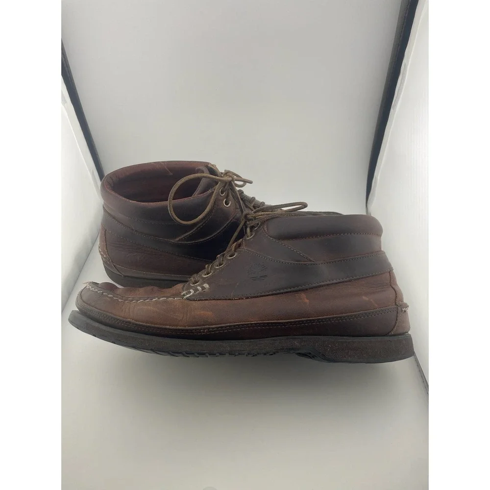 Timberland Men's Chukka Boots size‎ 12 brown leather workwear